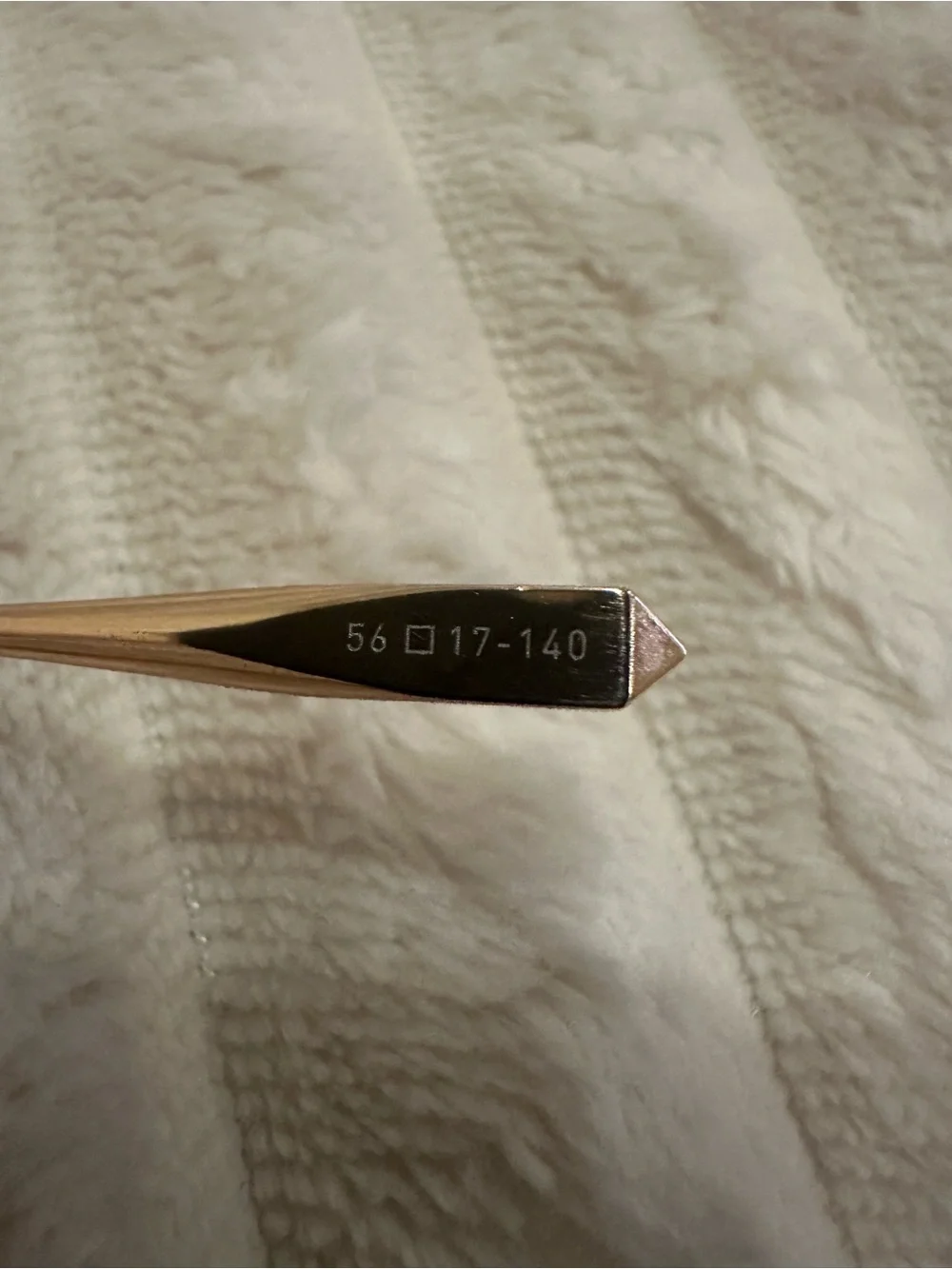 Valentino Round Gold Metal Frame Glasses; NWOT